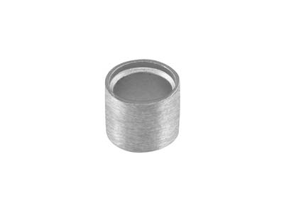 St Sil Tube Setting 6.8mm Semi Finished Cast Collet - Standard Bild - 1
