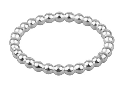 Perlendraht 2,00 Mm, Silber 925 Geglüht - Standard Bild - 2