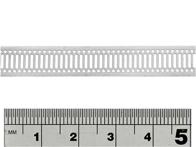 Galerie-streifen 0,70 X 8,40 Mm, Silber 925 - Standard Bild - 2