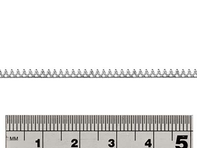 Galeriedraht, Sterlingsilber, Perlenbesetzte Girlande, 2,5 mm - Standard Bild - 2