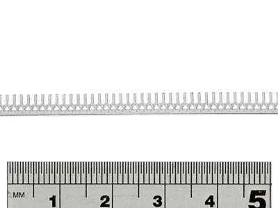 Galerieband 0,70 X 4,80 Mm, Silber 925 Halbhart - Standard Bild - 2