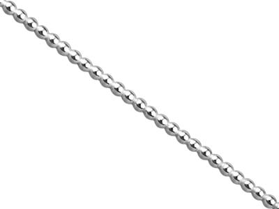Perlendraht 1,30 Mm, Silber 925 Halbhart