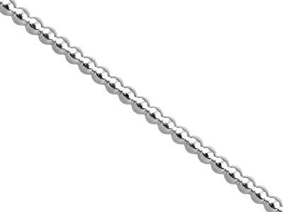 Perlendraht 2,50 Mm, Silber 925 Halbhart