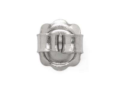 Große Ohrmuttern Aus Platin - Standard Bild - 4