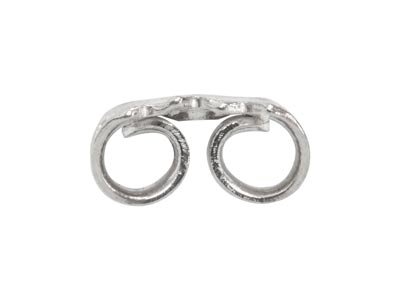 Ohrmutter Aus Platin, Groß, M7406 - Standard Bild - 3