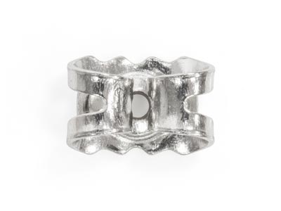 Ohrmutter Aus Platin, Groß, M7406 - Standard Bild - 4