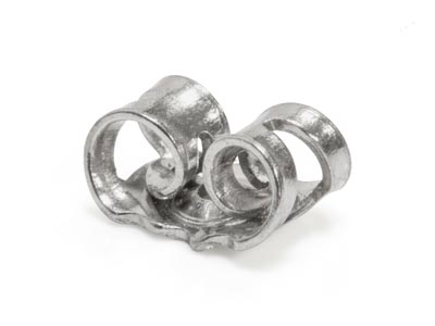 Ohrmutter Aus Platin, Groß, M7406 - Standard Bild - 5