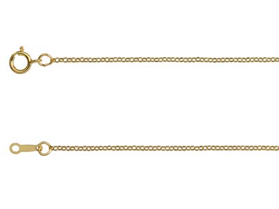 Jaseron-mesh-kette 1,10 Mm, 40 Cm, Goldfüllung