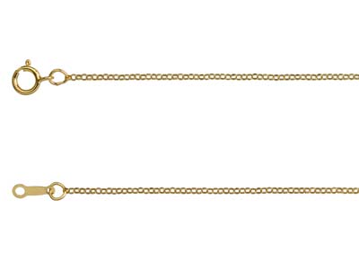 Gliederkette, Goldfilled, 1,1mm, 40cm