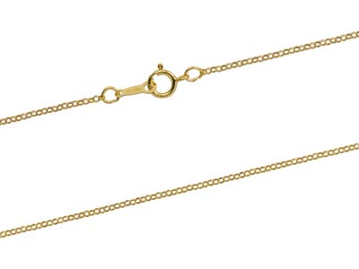 Jaseron-mesh-kette 1,10 Mm, 40 Cm, Goldfüllung - Standard Bild - 2