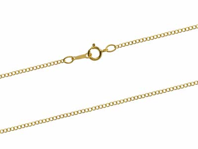 Gourmette-kette 1,50 Mm, 45cm, Goldfüllung - Standard Bild - 2