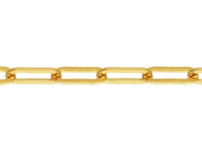BÜroklammer-kettenarmband Mit VerlÄngerung, 16,5 cm, Goldfilled - Standard Bild - 2