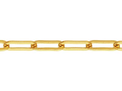 Rechteckiges Mesh-armband Mit Verlängerung, 16,50-19 Cm, Gold Filled - Standard Bild - 2
