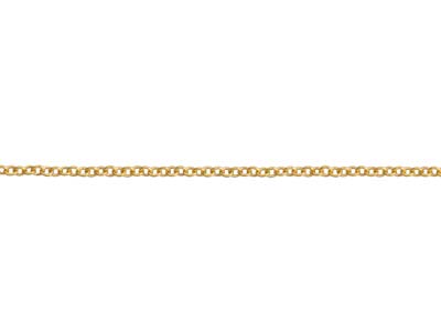For\at-maschenkette 1,10 Mm, 40 Cm,goldfüllung - Standard Bild - 3