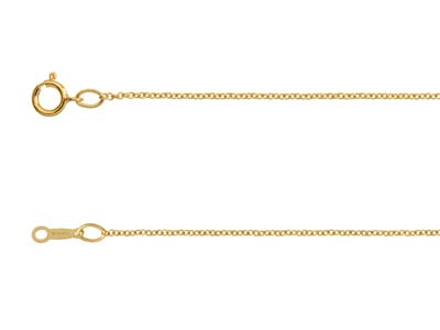 Forat-gliederkette 1,10 Mm, 45 Cm,gold Filled