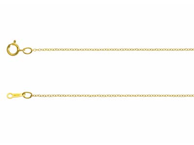 Forat-maschenkette 1,20 Mm, 45 Cm,goldfüllung