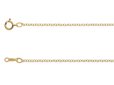 Forat-kette 2,20 Mm, 45 Cm, Goldfüllung