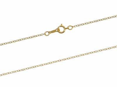For\at-kette, Flach, 1,50 Mm, 40 Cm, Gold Filled - Standard Bild - 2