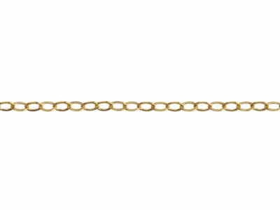 For\at-kette, Flach, 1,50 Mm, 40 Cm, Gold Filled - Standard Bild - 3