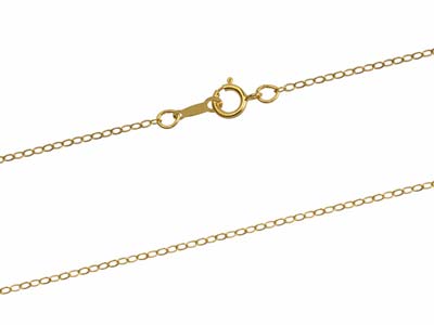 For\at Flachgliederkette 1,50 Mm, 45 Cm, Gold Filled - Standard Bild - 2