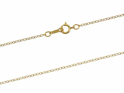 Ankerkette, Flach, Goldfilled, 1,5 mm, 45 cm - Standard Bild - 2