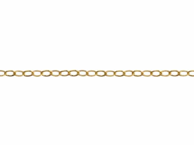 Ankerkette, Flach, Goldfilled, 1,5 mm, 45 cm - Standard Bild - 3