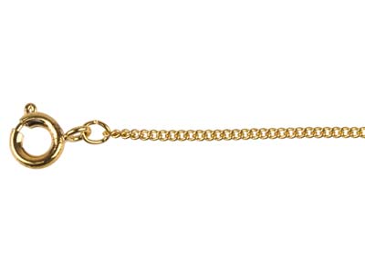 Gourmetkette 1,2 Mm, 40 Cm, Vergoldet.
