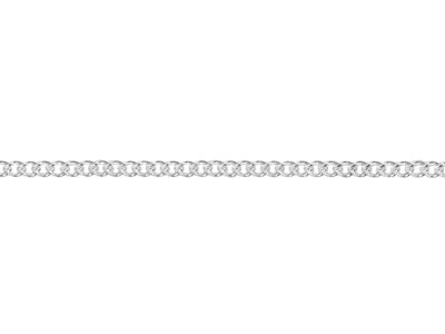 Gourmetkette 1,2 Mm, 40 Cm, Versilbert*. - Standard Bild - 3