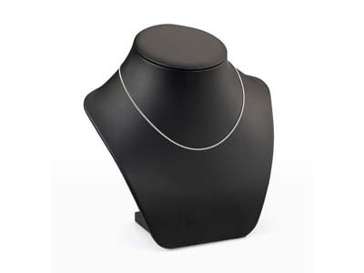 Gourmetkette 1,2 Mm, 40 Cm, Versilbert*. - Standard Bild - 4