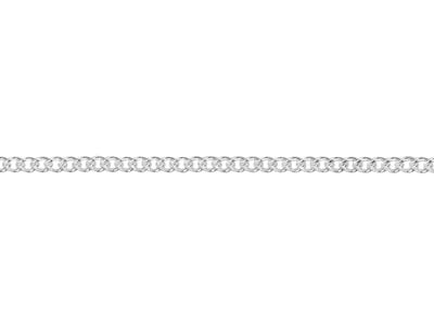 Panzerkette 1,2 Mm, 45 Cm, Silberfarben*. - Standard Bild - 3