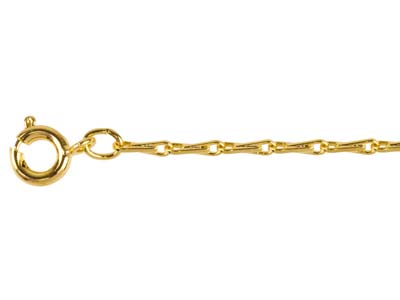 Ährenkettenglied 1,8 Mm, 40 Cm, Vergoldet.