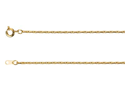 Ährenkettenglied 1,8 Mm, 40 Cm, Vergoldet*. - Standard Bild - 2