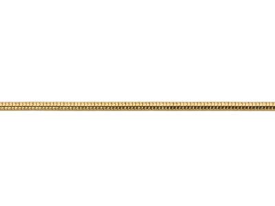 Schlangenketten 1,1 Mm, 40 Cm, Vergoldet* - Standard Bild - 3