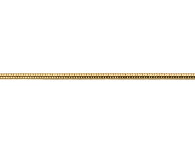 Schlangenkette 1,1 Mm, 45 Cm, Vergoldet* - Standard Bild - 3