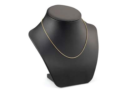 Schlangenkette 1,1 Mm, 45 Cm, Vergoldet* - Standard Bild - 4