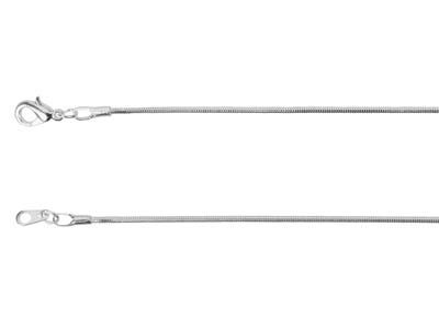 1,1 MM Schlangenkette, 40 Cm, Silber* - Standard Bild - 2