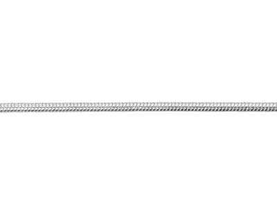 1,1 MM Schlangenkette, 40 Cm, Silber* - Standard Bild - 3