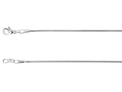 Schlangenkette 1,1 Mm, 45 Cm, Silber*. - Standard Bild - 2