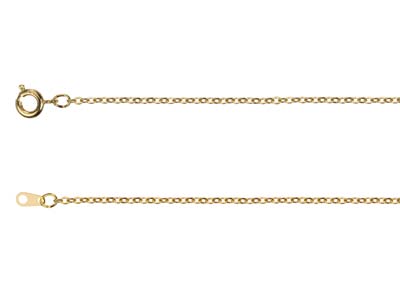 Goldfarbene For\at-gliederkette, 1,6 Mm, 40 Cm*. - Standard Bild - 2