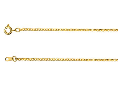 Ankerkette, 2,3 Mm, 40 Cm, Vergoldet* - Standard Bild - 2