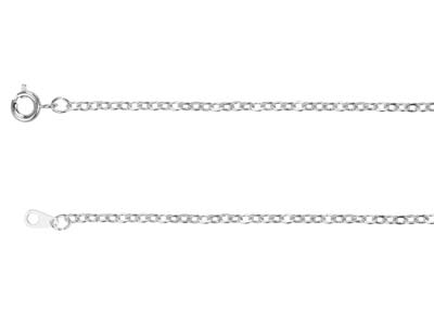 Ankerkette 2,3 Mm, 45 Cm, Versilbert*. - Standard Bild - 2