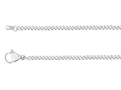 Gourmette-kette 3 Mm, 60 Cm, Edelstahl - Standard Bild - 2