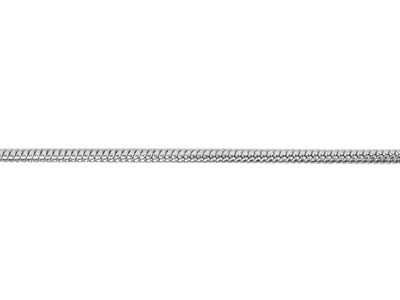Serpent-kette 1,1 Mm, 45 Cm, Edelstahl - Standard Bild - 3