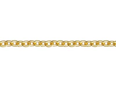Kette Aus For\at-glieder Rund 1,50 Mm, 45 Cm, Gelbgold 18k - Standard Bild - 3