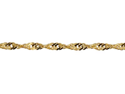 Kette Singapur 1,1 Mm, 42 Cm, Gelbgold 18k - Standard Bild - 3