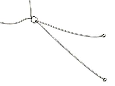 Schlangen-gliederkette 1,2 Mm, 60 Cm, Silber 925 - Standard Bild - 2