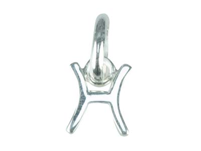 Sternzeichen-anhänger, Fische, Silber 925