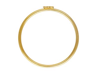 Stapelring Mit Herzdesign, Medium, Goldfilled - Standard Bild - 2