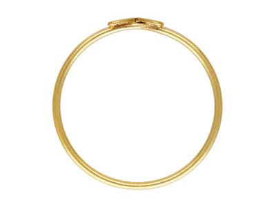 Doppelherzring, Goldfüllung, Größe L 57/58 - Standard Bild - 2