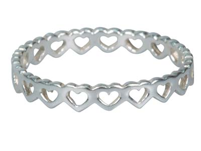 Ring-Mit-Herzmotiven,-Silber-925,--Fi...